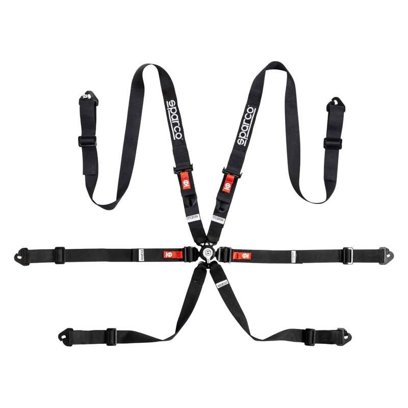 Sparco  BELT COMP H2 PD 6PT STEEL BLK